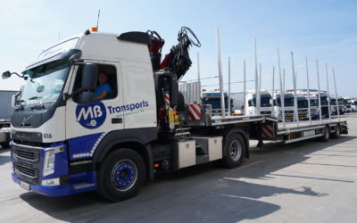 Deux nouveaux camions-grues chez MB Transports : G16 et G5