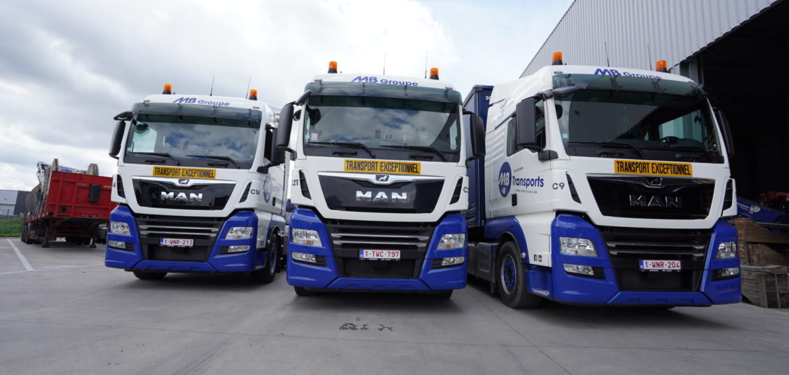 Trois nouveaux camions MAN pour MB Transports