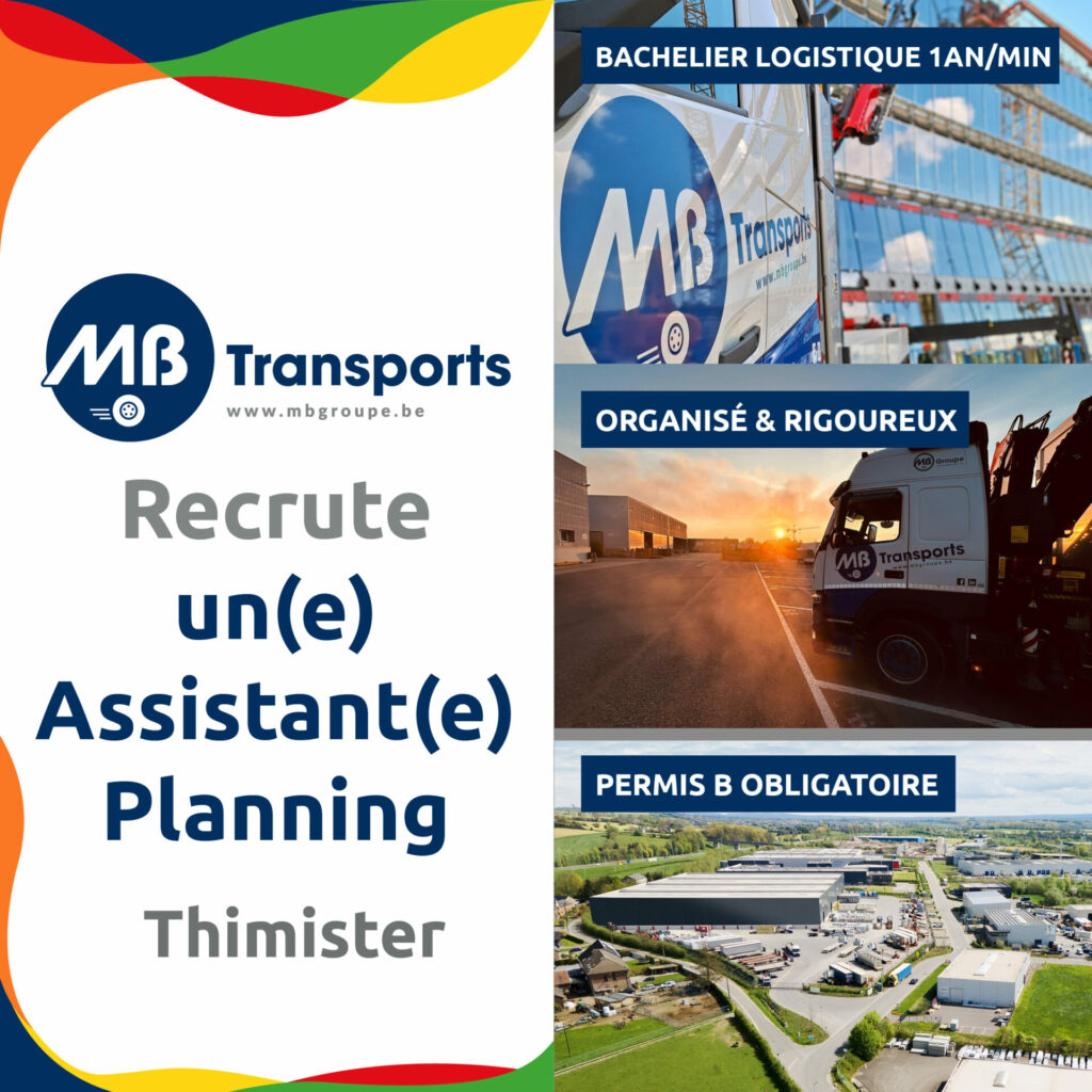 MB Transports annonce recrutement planning