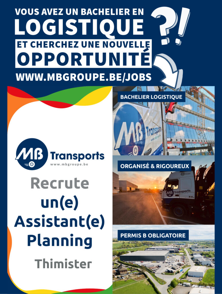 MB Transports annonce recrutement planning