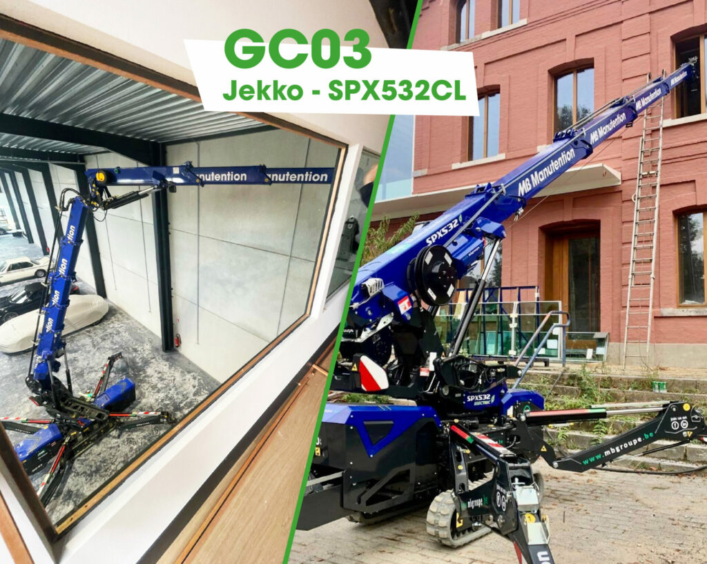 Photo de la GC03 Jekko SPX532CL de MB Manutention