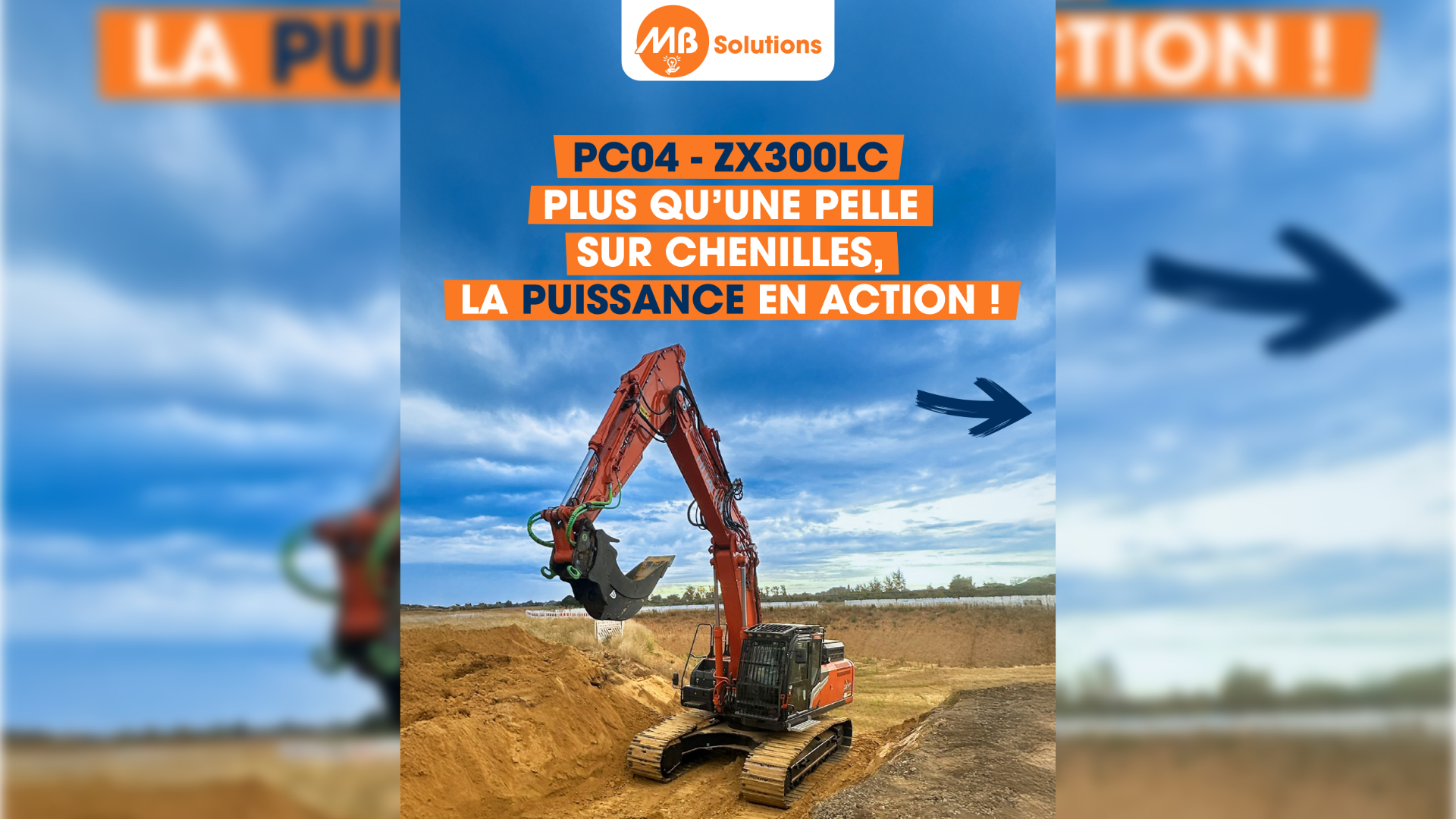 La pelle PC04 entre en action chez MB Groupe