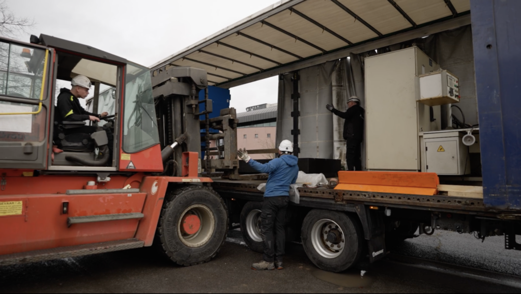 Déménagement industriel, MB manutention