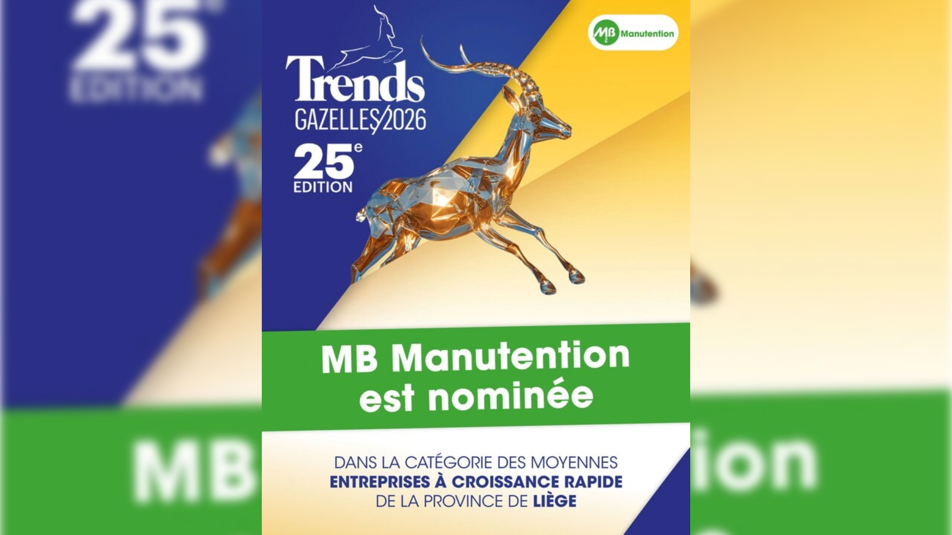 MB Manutention est nominée aux Trends Gazelles 2026