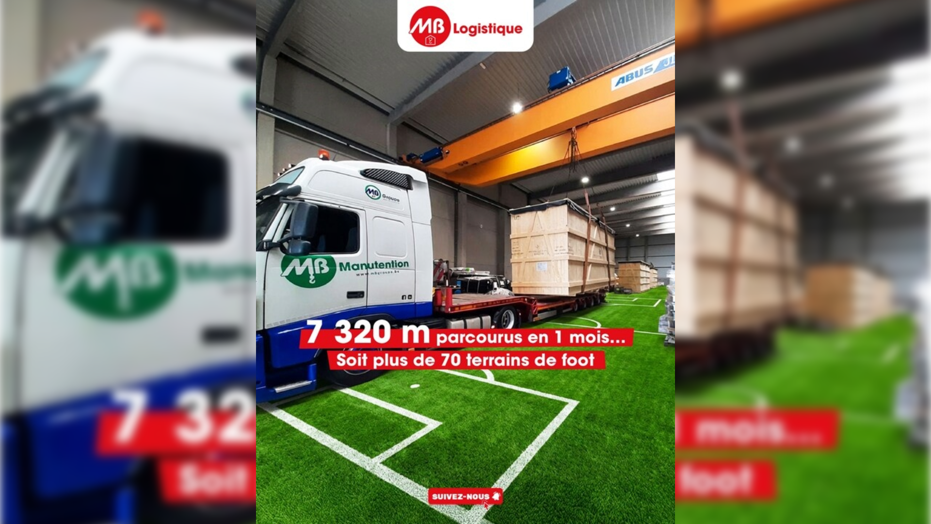 7 320 mètres parcourus en 1 mois !