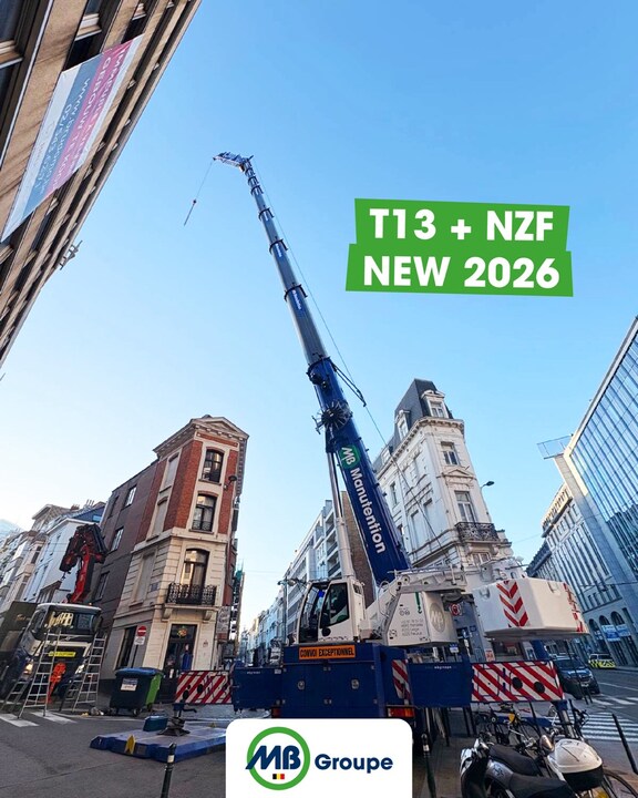 Machine MB Groupe en action sur chantier.