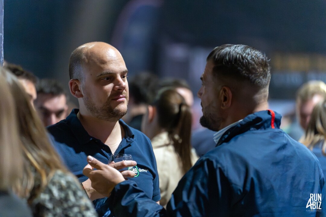 L'équipe MB Groupe lors de la soirée RUN4BIZ.