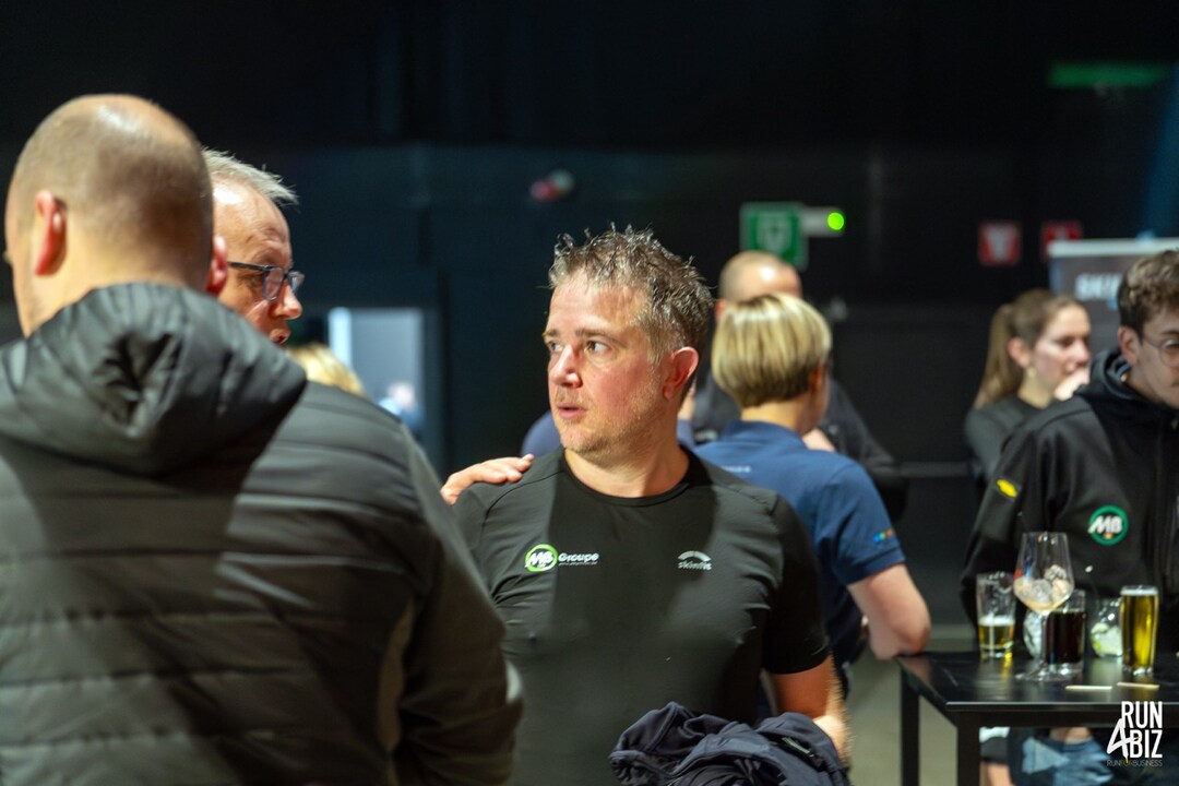 L'équipe MB Groupe lors de la soirée RUN4BIZ.