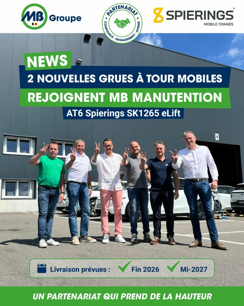 MB Manutention : 2 nouvelles AT6 supplémentaires