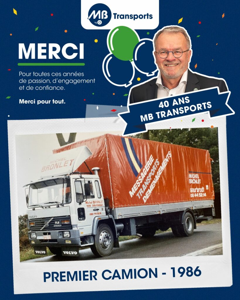 MB Transports fête ses 40 ans