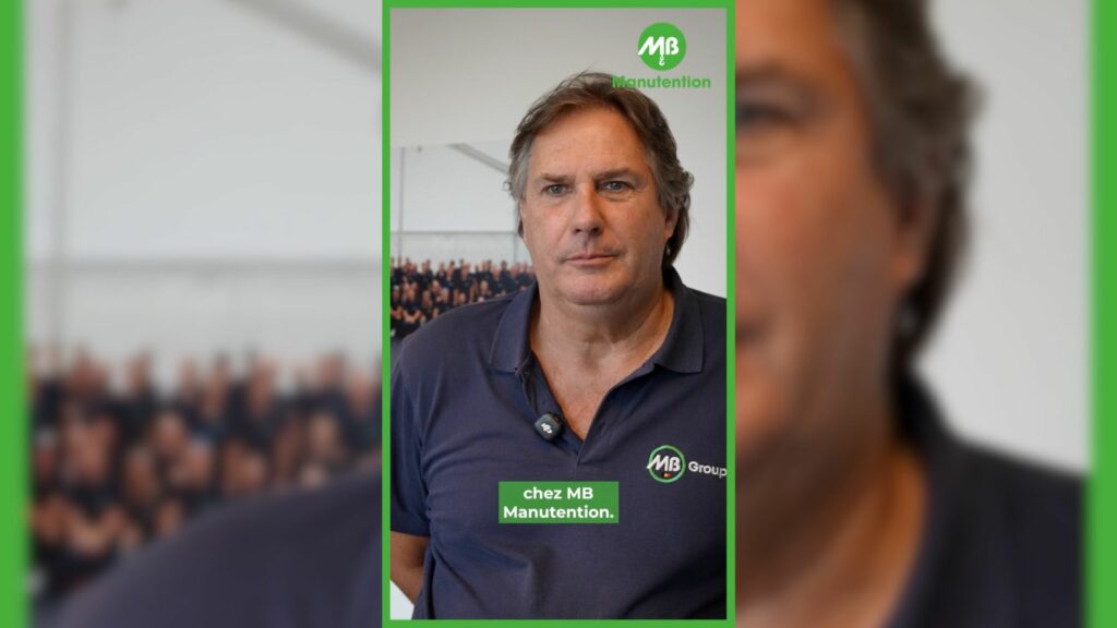 Portrait de Jean-Pierre Dawir de chez MB Manutention