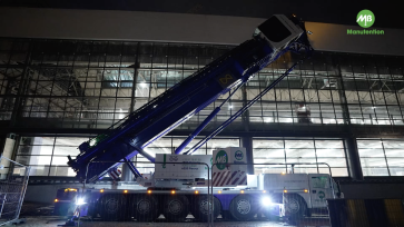 Mise en avant de la nouvelle grue GT02 de MB Groupe