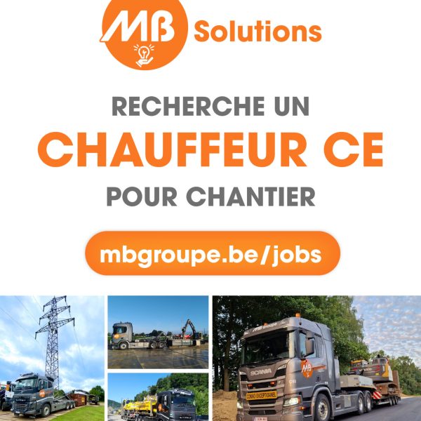 Visuel de l'offre job : MB Solutions, chauffeur CE