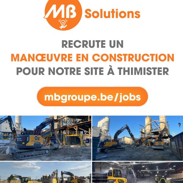 Offre job de MB Solutions : Manoeuvre en construction