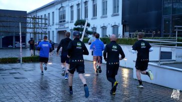 L'équipe MB Groupe lors de la course à pied RUN4BIZ.